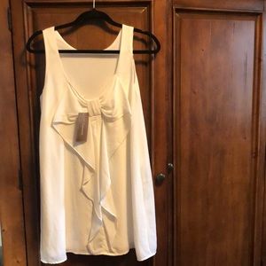 White cocktail dress